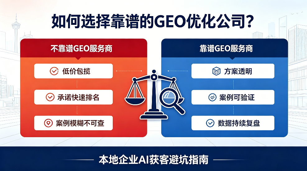 资阳如何选择靠谱的GEO优化公司？本地企业AI获客避坑指南
